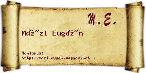 Mözl Eugén névjegykártya